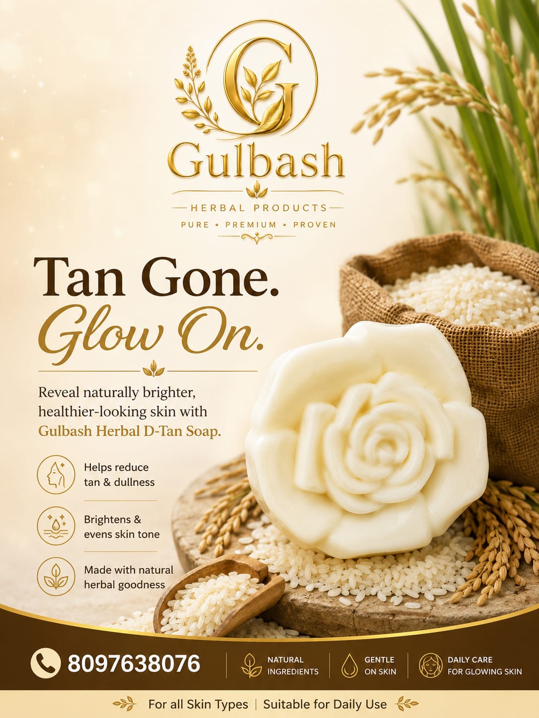 Rice D-tan Soap